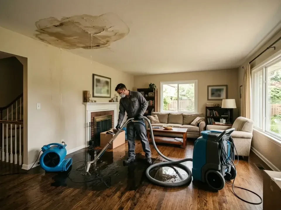 attic-pipe-burst-ceiling-drip-008 — frequently asked questions, Water Damage Restoration & Carpet Care in Indianola, IA